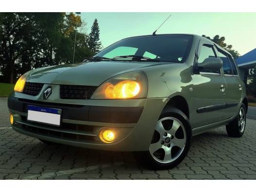 RENAULT - CLIO - 2005/2006 - Bege - R$ 24.900,00